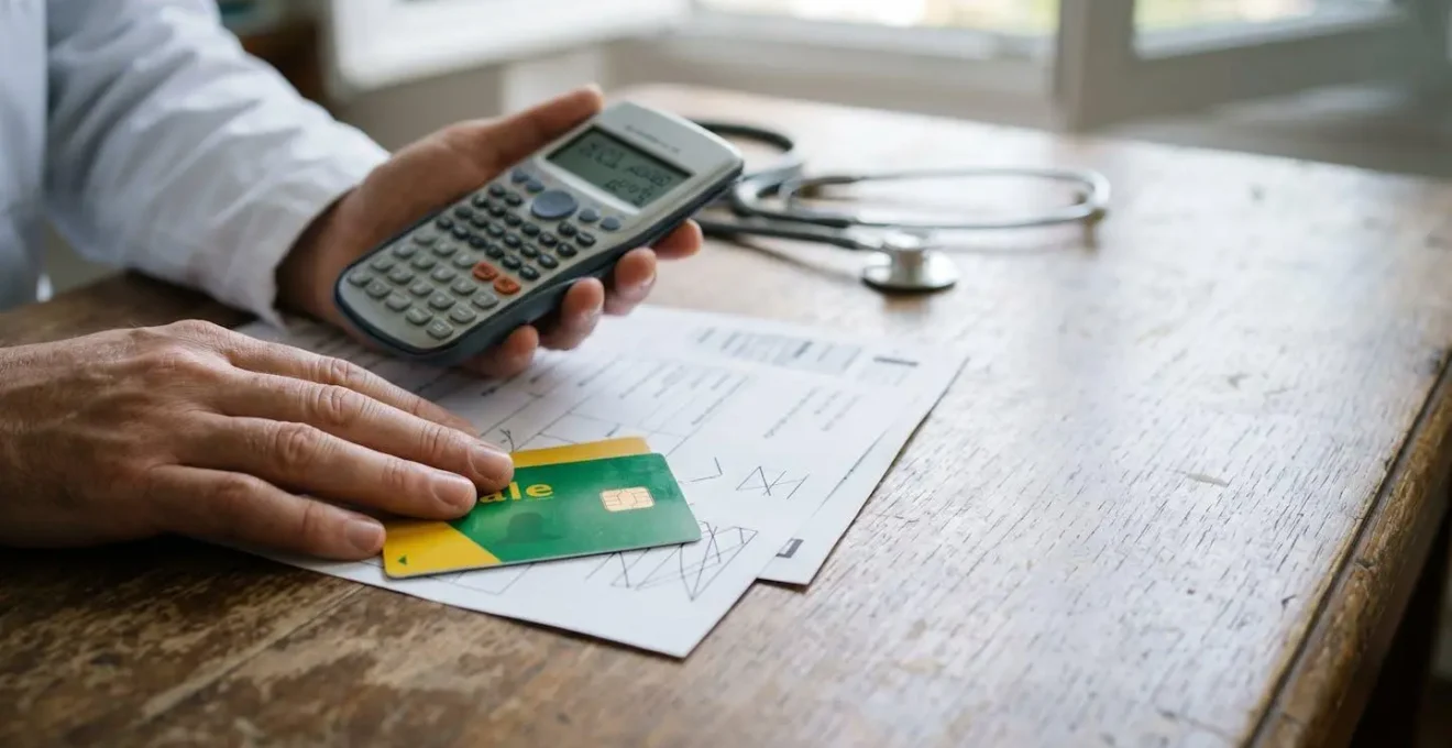 Consultation médicale avec focus sur les aspects financiers du système de remboursement des dépassements d'honoraires