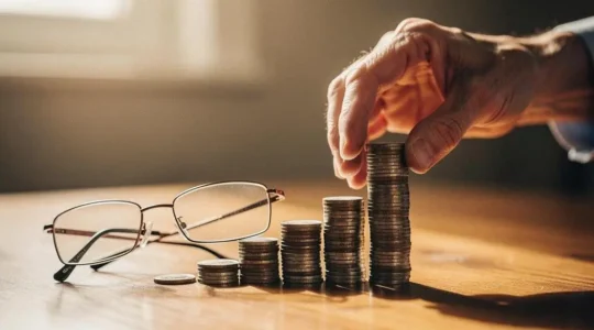 Illustration éditoriale symbolisant la hausse de la prime d'une mutuelle senior après 60 ans